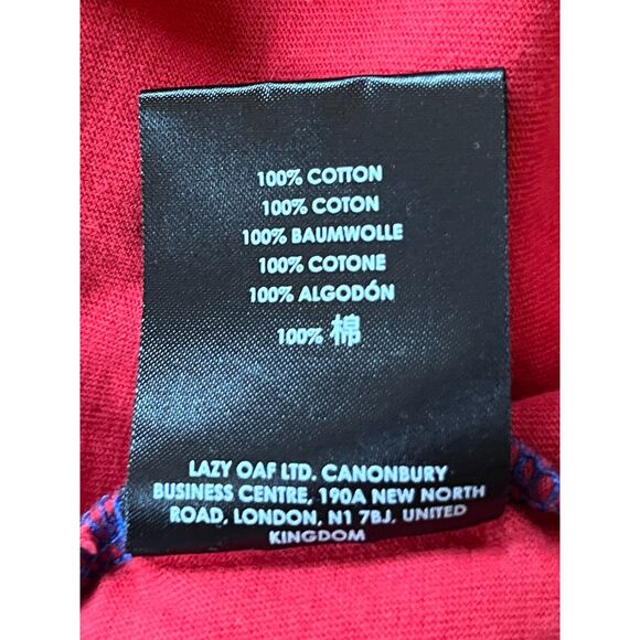 Lazy Oaf Color Block T Shirt Tee Top  Mens Size Medium - Picture 5 of 8